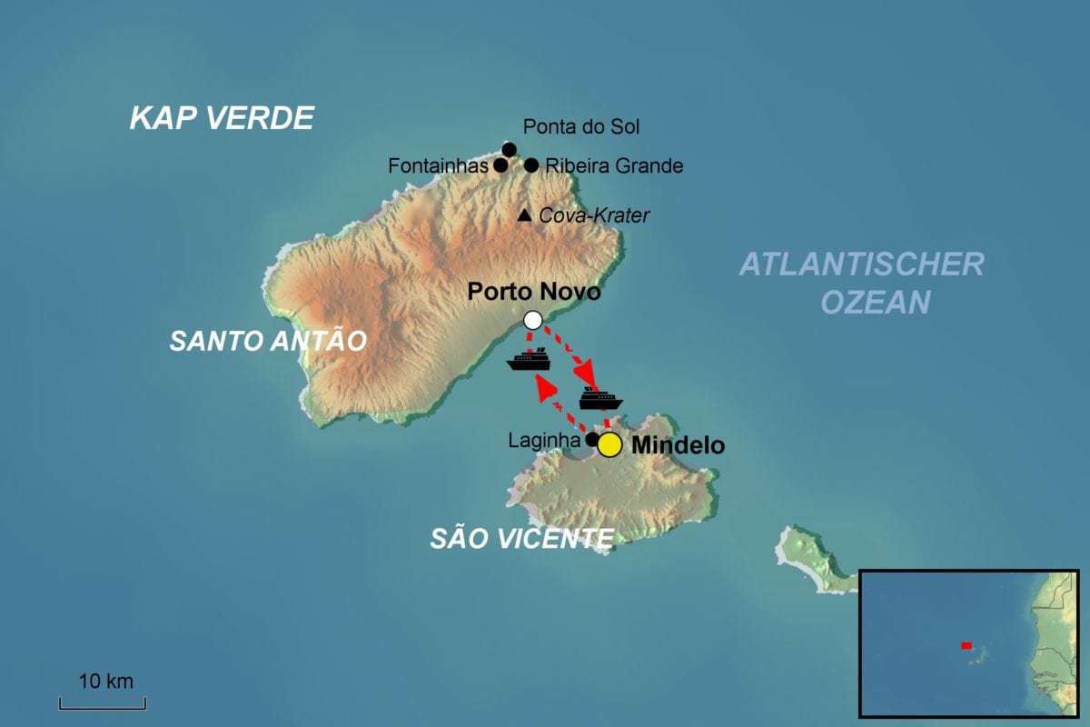 Kapverden Rundreise Nord Inseln vom Jet